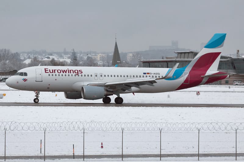 German Airline Company, Eurowings's Airplane, Airbus A320